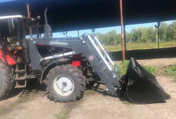 Фронтальный погрузчик КУН Робокоп-1.8 навесной усиленный для МТЗ-1221,1522, 1523, 2022